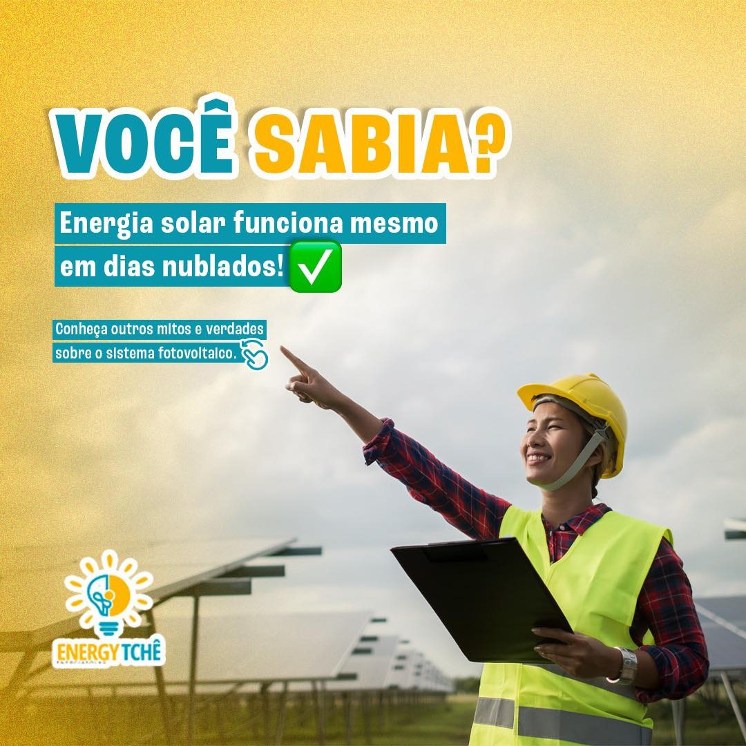 Técnica em campo acompanhando módulos fotovoltaicos em usina solar